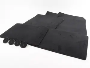 Genuine MINI Set Of Floormats, Velours, S - JCW Carb. Black