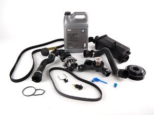 Genuine BMW - Level 2 Cooling System Refresh Kit + Belts - E46 M52, M54