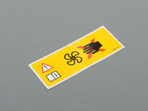 Label Radiator Fan For Core Support