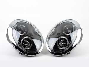 R50 / R52 / R53 Projector Blackout LED DRL Headlights - Pair PRO-YD-MC02-DRL-BK

