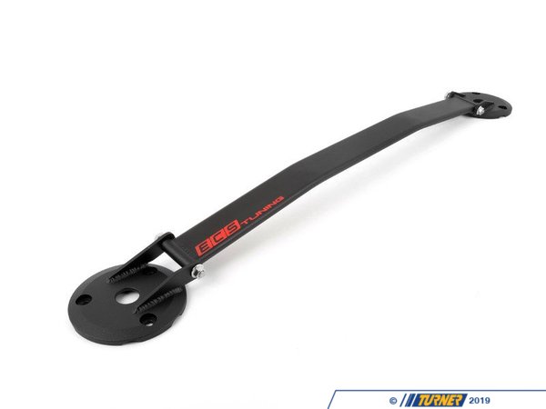 ECS ECS Wrinkle Black Aluminum Strut Bar Kit - Red Logo - E36 004495ECS03B