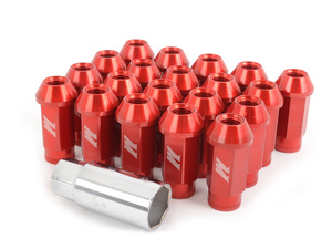 Mishimoto Aluminum Locking Lug Nuts - M12x1.5 - Red