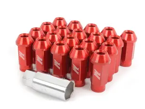 Mishimoto Aluminum Locking Lug Nuts - M12x1.5 - Red