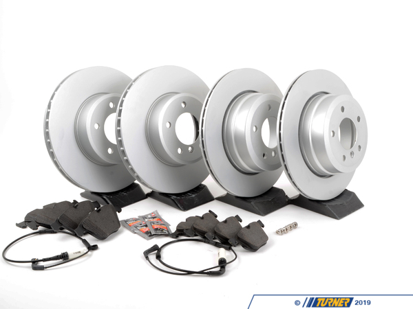 Packaged by Turner Complete Front & Rear Brake Package - E61 530Xi/535Xi Wagon TMS2960