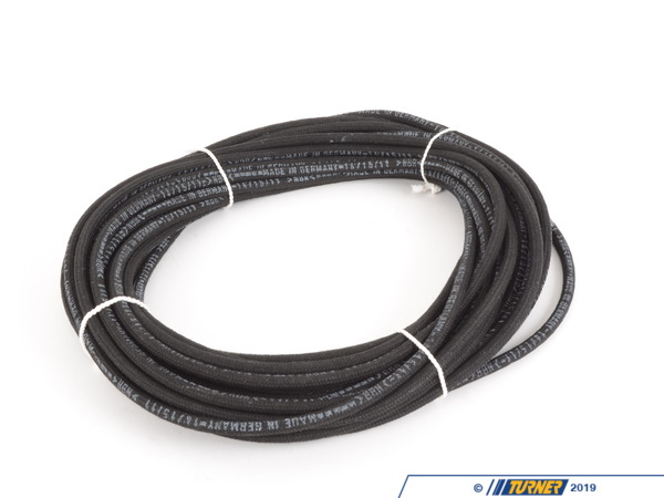 Rein Rein Cloth Braided Fuel/Vacuum Hose - Black - 20 Meter N203531-20