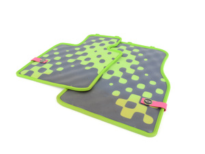 Genuine MINI Floor Mats, All-Weather, Front Vivid-Green - 51472354158 - (NO LONGER AVAILABLE)