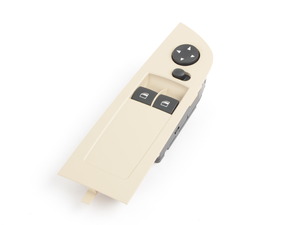 Genuine BMW Window Lifter Switch, Driver - 61319217349 - Beige