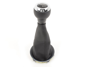 Genuine MINI Manual Transmission Shift Knob W/ Boot - Silver - R55 R56 R57 R58 R59