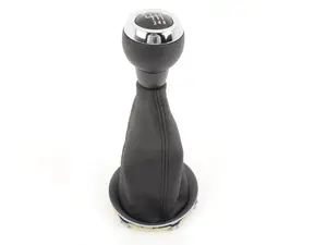 Genuine MINI Manual Transmission Shift Knob W/ Boot - Silver - R55 R56 R57 R58 R59