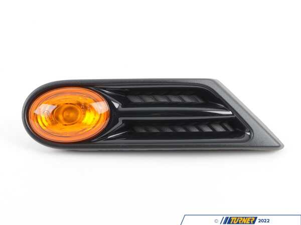Genuine MINI Genuine MINI Side Turn Signal & Grille - Amber - Right 63137260202