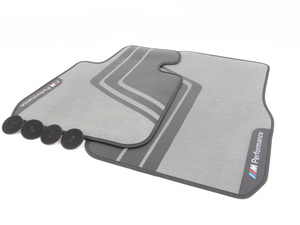 Genuine BMW M Performance M Performance Carpeted Floor Mats - Front