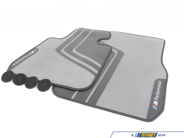 Genuine BMW M Performance Genuine BMW M Performance M Performance Carpeted Floor Mats - Front 51472407303