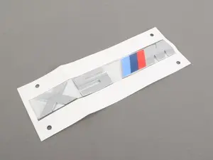 Genuine BMW X5 M Emblem - Rear - F85 X5 M