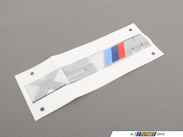 Genuine BMW Genuine BMW X5 M Emblem - Rear - F85 X5 M 51148057980