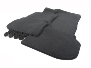 Genuine BMW Floor Mat Set - Anthracite / Black - F10  