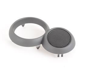 Genuine MINI Right Cover For Door Opener/Speaker Grille - Gun Metal Gray
