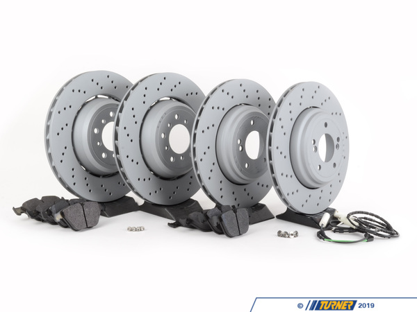 Packaged by Turner Performance Front & Rear Brake Service Kit - E9X M3, E82 1M 34212283803tmsKT