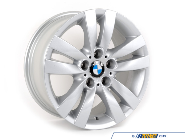 Genuine BMW 17" Double Spoke Style 161 Wheels - Square Set Of Four 36116775599KT