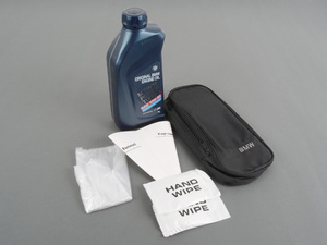 Genuine BMW 10W-60 Engine Oil & Oil Storage Bag Combo - S54 S62 S65 S85