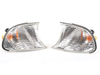 Depo BMW E46 Clear Corner Light Assembly - Pair 4441507PAQC View 1