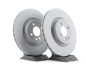 Front JCW Brake Rotors ( Non-Cross Drilled ) - Pair 12.44" (316x22)