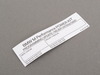 Genuine BMW Genuine BMW Stick-On Label - 01292337569 - F15,F30,F32,F33,F34,F36 01292337569 View 1