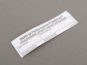 Genuine BMW Stick-On Label - 01292337569 - F15,F30,F32,F33,F34,F36