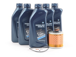 Genuine BMW Inspection I Oil Change Kit - Aluminum Housing - E30 318i/is M42