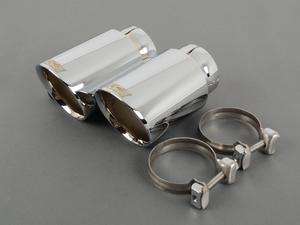 ECS Tuning Swivel Exhaust Tip Pair - 3.5" Chrome - BMW & MINI