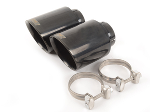 ECS Tuning Swivel Exhaust Tip Pair - 4.0" Black Chrome - BMW & MINI