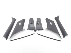 BMW E46 A-B-C Pillar Cover Kit - Black