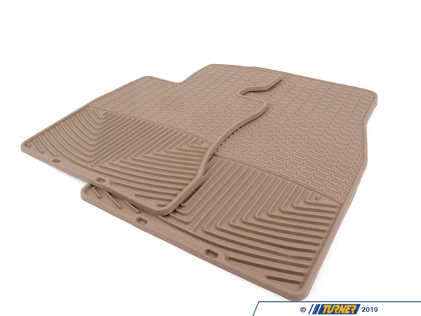 WeatherTech Front All-Weather Floor Mats - Tan - E60 E61 W62TN