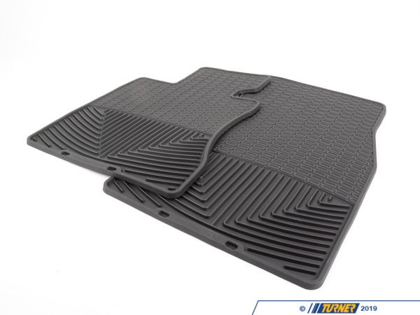 WeatherTech Front All-weather Rubber Floor Mats - Black - F15 W325