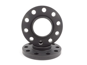 H&R DR Series Hubcentric Wheel Spacers, Black Pair - 15mm