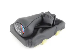 Genuine BMW Shift Knob with Shift Boot - Black - E31 850Ci 850CSi