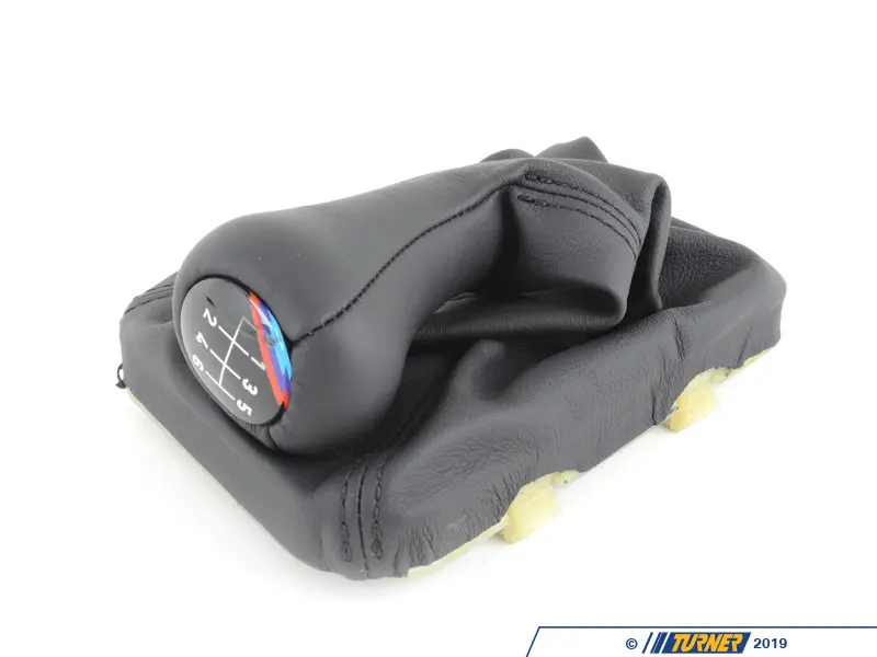 25111221823 - Genuine BMW Shift Knob with Shift Boot - Black - E31