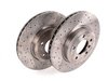 Zimmermann Front Cross Drilled Brake Rotors - Pair (325x25) 34101166071ZIMDK View 3