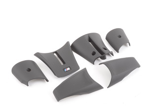 Genuine BMW Set Of Spoke Covers Softlack Schw. - 32348035325 - E85