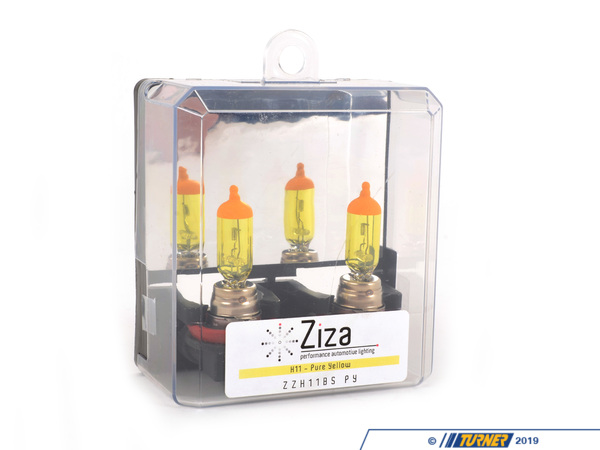 ZiZa  H11 Pure Yellow Bulb - Pair ZZH11BSPYA