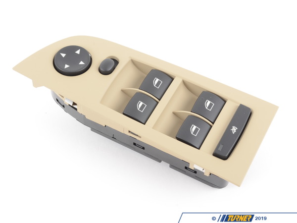 Genuine BMW Genuine BMW Beige Window Switch Assembly - Left Front - E90 E91 61319217331