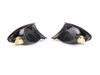 Depo BMW E46 Clear Corner w/ black housing & LED Assembly - Pair 4441511P5A2C View 3