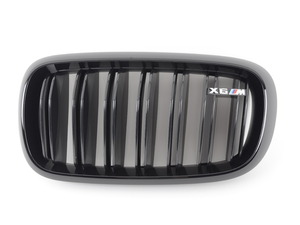 Genuine BMW M Performance M Performance Gloss Black Grille Left - F86 X6 M S63 4.4L