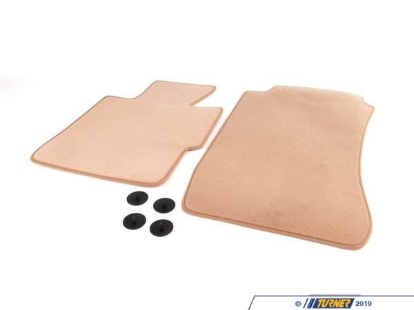 Genuine BMW Genuine BMW Carpeted Floor Mat Set - Beige - Z3 51477059132