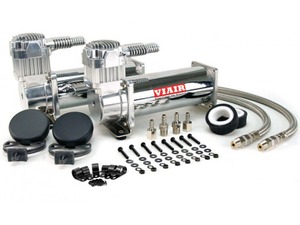 Air Lift Viair 444C Dual Pack Compressor - 200 PSI - Chrome