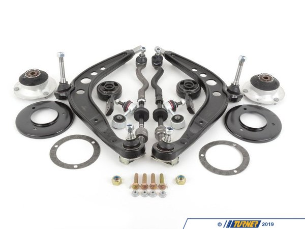 Packaged by Turner Turner Front Suspension Refresh Kit - Level 3 - E36 Non-M, Z3 1.9 2.3 2.8 2.5i 3.0i T31351091764KT