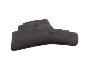 Genuine BMW Anthracite Carpeted Floor Mats - E46 Sedan & Coupe