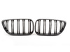 ECS Matte Black Dual Slats Blackout Grille Set - F22  015737ECS01A View 1