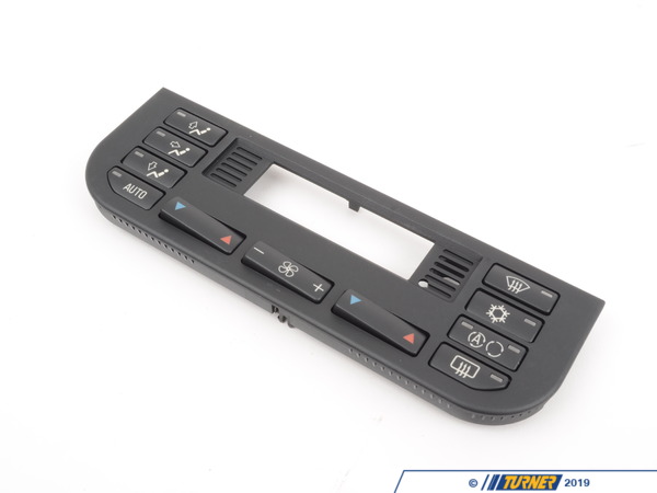 Genuine BMW Front Plate - Contr. Auto Air Conditioner - E36 64118370477