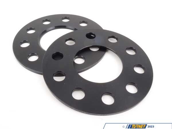 H&R DR Series Wheel Spacers (Black) - 5mm (1 Pair) Black 1055665SW