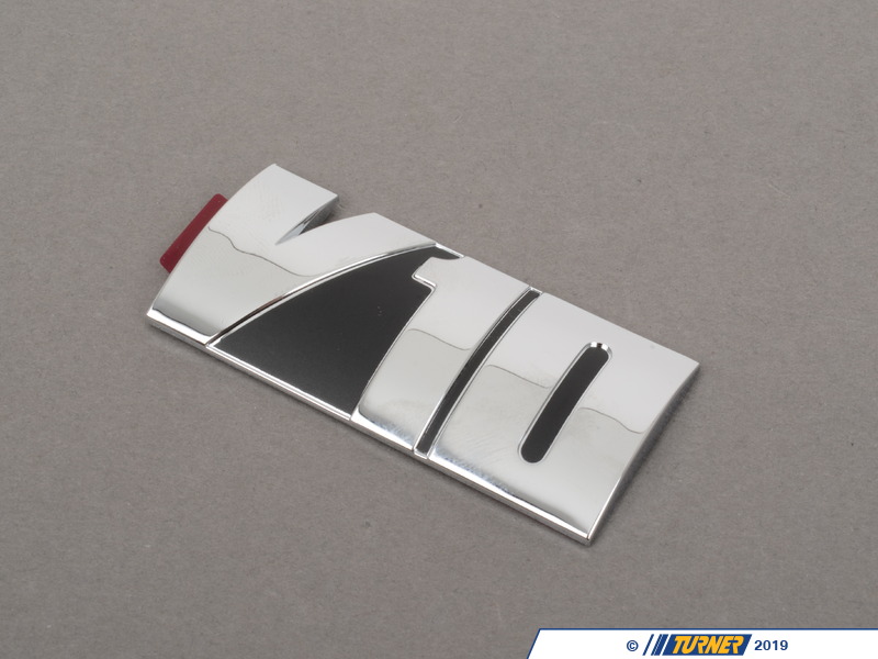 BMW エンブレム 11617834686 - Genuine BMW V10 Emblem - S85 5.0L | Turner